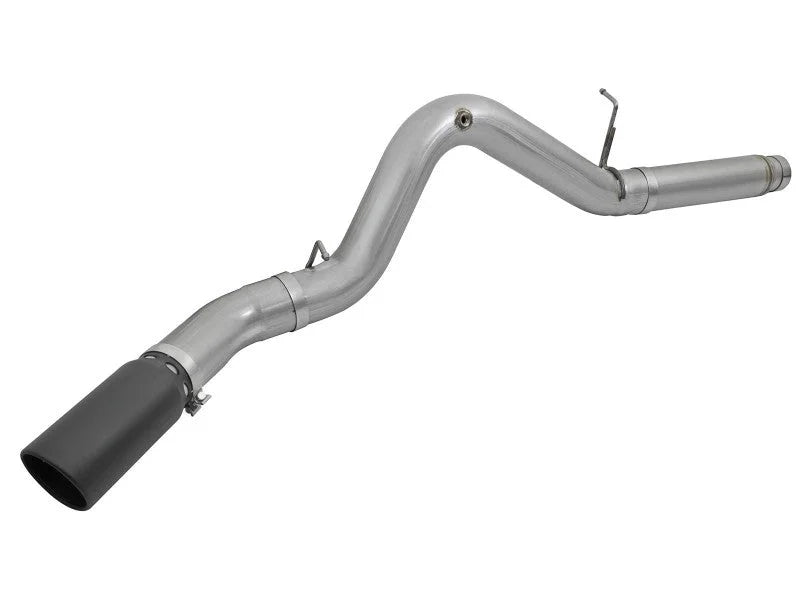 aFe LARGE Bore HD 5in Exhausts DPF-Back SS w/ Black Tips 16-17 GM Diesel Truck V8-6.6L (td) LML/L5P - Additional View 5