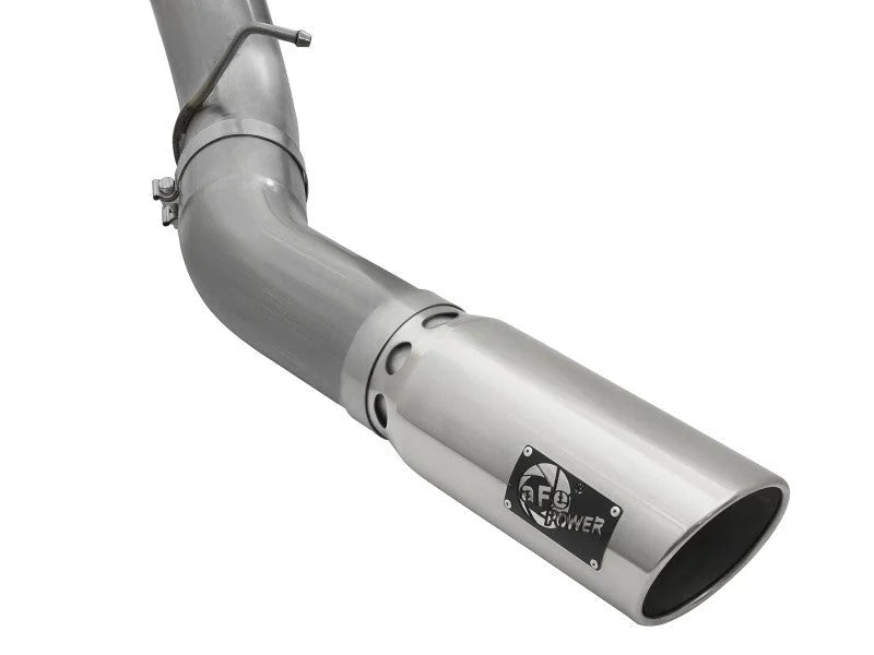 aFe LARGE Bore HD 5in Exhausts DPF-Back SS w/ Pol Tips 16-17 GM Diesel Truck V8-6.6L (td) LML/L5P - Additional View 5
