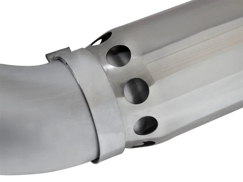 aFe LARGE Bore HD 5in Exhausts DPF-Back SS w/ Pol Tips 16-17 GM Diesel Truck V8-6.6L (td) LML/L5P - Additional View 6