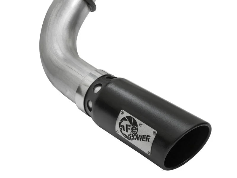 aFe LARGE Bore HD DPF-Back SS Exhaust w/ Black Tip 2016 Nissan Titan XD V8-5.0L (td) - Additional View 7