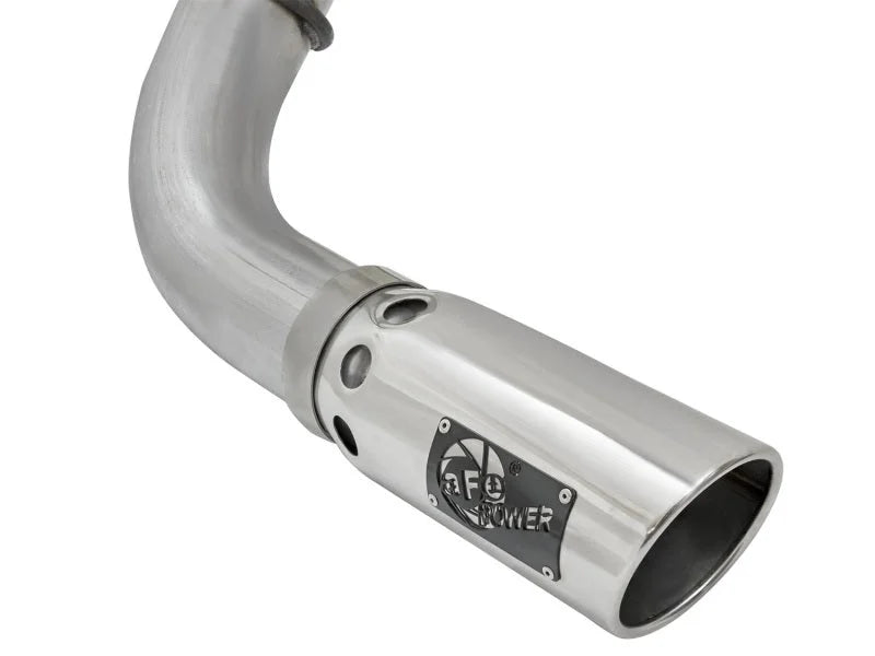 aFe LARGE Bore HD Exhausts 4in DPF-Back SS-409 2016 Nissan Titan XD V8-5.0L CC/SB (td) - Additional View 5