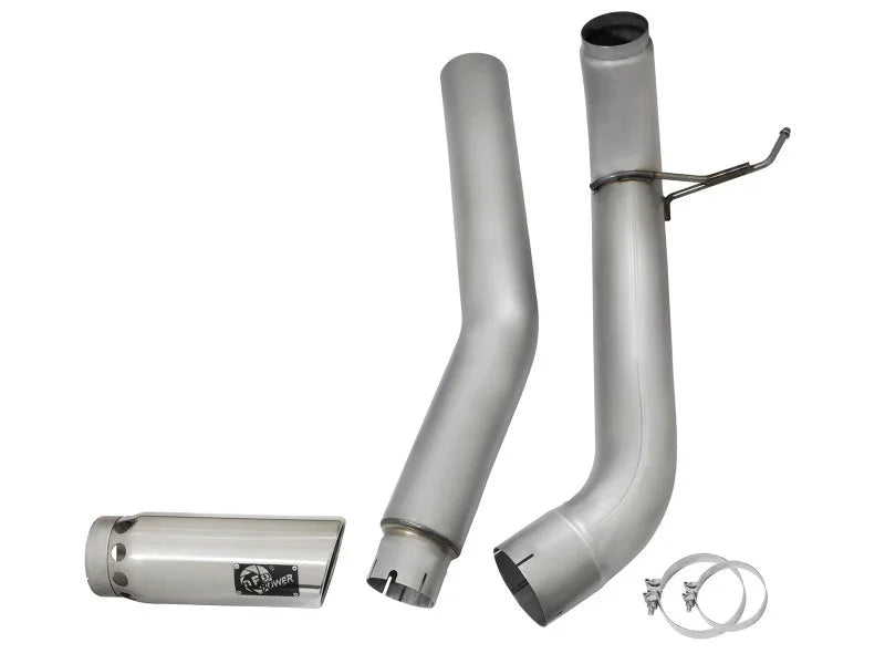 aFe LARGE Bore HD Exhausts 5in DPF-Back SS-409 2016 Nissan Titan XD V8-5.0L CC/SB (td) - Additional View 5