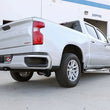 Load image into Gallery viewer, aFe Large Bore-HD 3in 409SS DPF-Back 20-21 GM Trucks L6-3.0L (td) LM2 - Black Tip - Back View