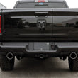 Load image into Gallery viewer, aFe Large Bore-HD 3in 409SS DPF-Back Exhaust System w/ Polished Tip RAM 1500 20-21 V6-3.0 - Installation View