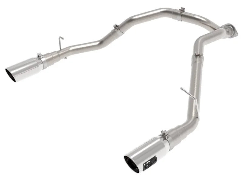 aFe Large Bore-HD 3in 409SS DPF-Back Exhaust System w/ Polished Tip RAM 1500 20-21 V6-3.0 - Additional View 6