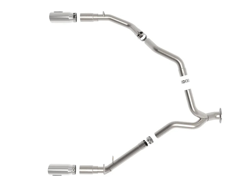 aFe Large Bore-HD 3in 409SS DPF-Back Exhaust System w/ Polished Tip RAM 1500 20-21 V6-3.0 - Additional View 8