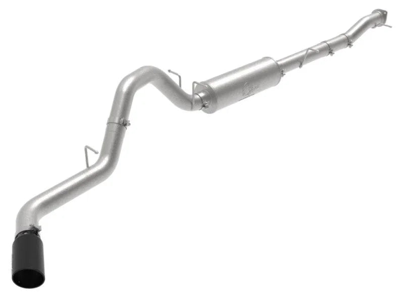 aFe Large Bore-HD 3in 409SS DPF-Back Exhaust System w/ Polished Tip RAM 1500 20-21 V6-3.0 - Additional View 9