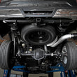 Load image into Gallery viewer, aFe Large Bore-HD 4in 409 SS DPF-Back Exh 18-19 Ford F-150 V6-3.0L (td) w/ Black Tip - Side View
