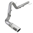 Load image into Gallery viewer, aFe Large Bore-HD 4in 409 SS DPF-Back Exh 18-19 Ford F-150 V6-3.0L (td) w/ Polished Tip - Main Product View