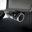 Load image into Gallery viewer, aFe Large Bore-HD 4in 409 SS DPF-Back Exh 18-19 Ford F-150 V6-3.0L (td) w/ Polished Tip - Side View