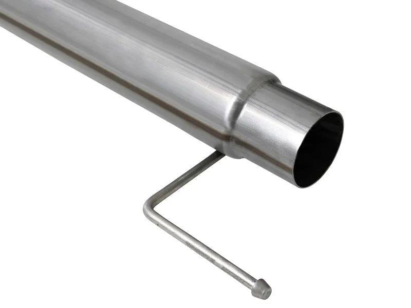 aFe Large Bore-HD 4in 409 SS DPF-Back Exh 18-19 Ford F-150 V6-3.0L (td) w/ Polished Tip - Additional View 8