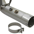 Load image into Gallery viewer, aFe Large Bore-HD 4in 409-SS DPF-Back Exhaust w/Dual Polished Tips 2017 GM Duramax V8-6.6L (td) L5P - Side View