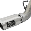 Load image into Gallery viewer, aFe Large Bore-HD 4in 409-SS DPF-Back Exhaust w/Dual Polished Tips 2017 GM Duramax V8-6.6L (td) L5P - Installation View