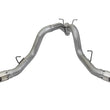 Load image into Gallery viewer, aFe Large Bore-HD 4in 409-SS DPF-Back Exhaust w/Dual Polished Tips 2017 GM Duramax V8-6.6L (td) L5P - Additional View 6