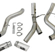 Load image into Gallery viewer, aFe Large Bore-HD 4in 409-SS DPF-Back Exhaust w/Dual Polished Tips 2017 GM Duramax V8-6.6L (td) L5P - Additional View 7