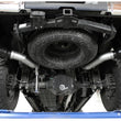 Load image into Gallery viewer, aFe Large Bore-HD 4in 409 Stainless Steel DPF-Back Exhaust w/Black Tip 15-16 Ford Diesel V8 Trucks - Side View