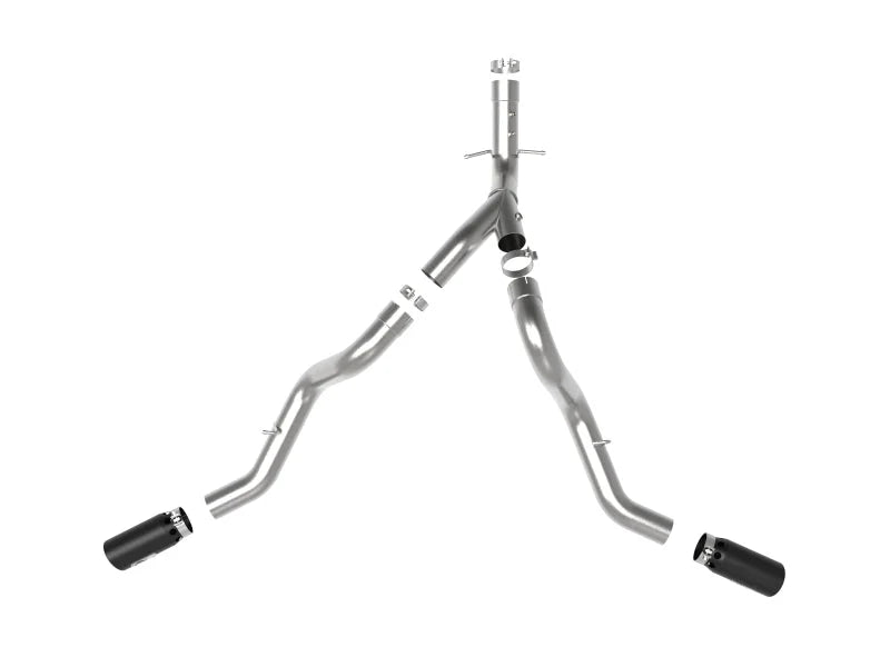 aFe Large Bore-HD 4in 409SS DPF-Back Exhaust System w/Black Tip 20 GM Diesel Trucks V8-6.6L (td) L5P - Additional View 5