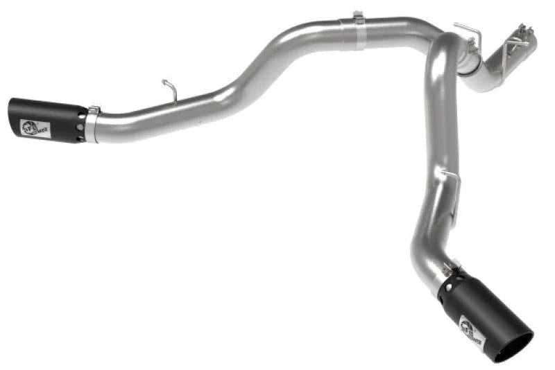 aFe Large Bore-HD 4in 409SS DPF-Back Exhaust System w/Black Tip 20 GM Diesel Trucks V8-6.6L (td) L5P - Additional View 8