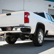 Load image into Gallery viewer, aFe Large Bore-HD 4in 409SS DPF-Back Exhaust System w/Polished Tips 20 GM Diesel Trucks V8-6.6L - Main Product View