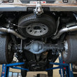 Load image into Gallery viewer, aFe Large Bore-HD 4in 409SS DPF-Back Exhaust System w/Polished Tips 20 GM Diesel Trucks V8-6.6L - Back View