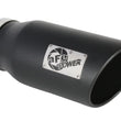 Load image into Gallery viewer, aFe Large Bore-HD 5in 409SS DPF-Back Exhaust System w/Black Tip 19-20 Ram Diesel Trucks L6-6.7L (td) - Back View