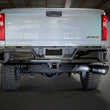 Load image into Gallery viewer, aFe Large Bore-HD 5in 409SS DPF-Back Exhaust System w/Blk Tip 24-25 GM Diesel Trucks V8-6.6L(td) L5P - Back View