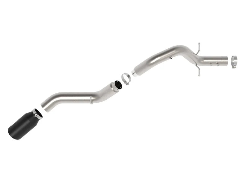 aFe Large Bore-HD 5in 409SS DPF-Back Exhaust System w/Blk Tip 24-25 GM Diesel Trucks V8-6.6L(td) L5P - Additional View 5