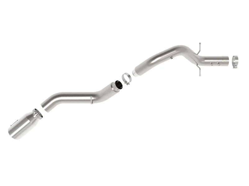 aFe Large Bore-HD 5in 409SS DPF-Back Exhaust System w/Pol Tip 24-25 GM Diesel Trucks V8-6.6L(td) L5P - Additional View 5