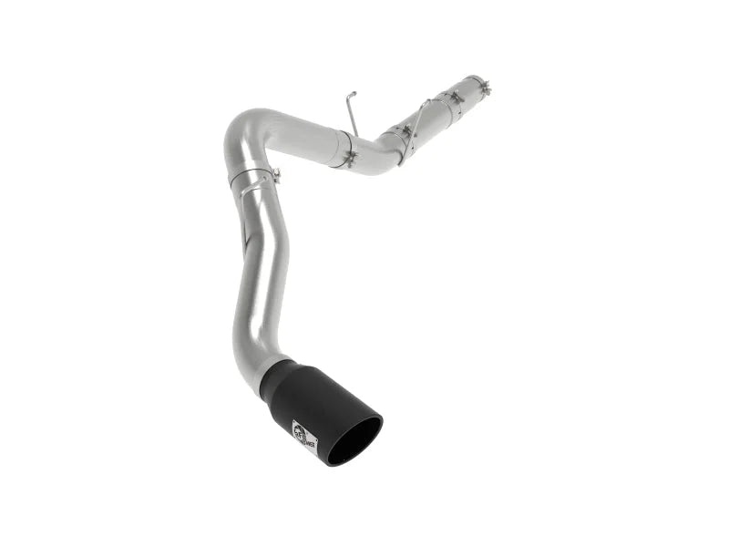aFe Large-Bore HD 5in 409SS DPF-Back Exhaust System w/Black Tip 19-20 Ram Diesel Trucks L6-6.7L (td) - Main Product View