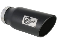 Load image into Gallery viewer, aFe Large-Bore HD 5in 409SS DPF-Back Exhaust System w/Black Tip 19-20 Ram Diesel Trucks L6-6.7L (td) - Back View