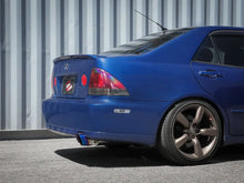 Load image into Gallery viewer, aFe Lexus IS300 01-05 L6-3.0L Takeda Cat-Back Exhaust System- Blue Tip - Installation View