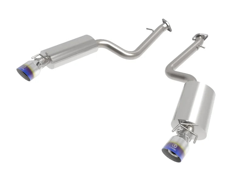 aFe Lexus IS350 14-22 V6-3.5L Takeda Axle-Back Exhaust System- Blue Tip - Main Product View