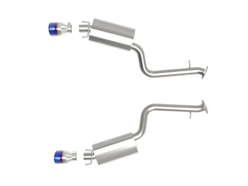 aFe Lexus IS350 14-22 V6-3.5L Takeda Axle-Back Exhaust System- Blue Tip - Additional View 6