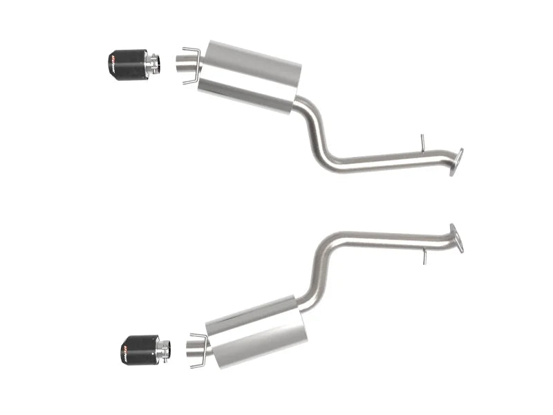 aFe Lexus IS350 14-22 V6-3.5L Takeda Axle-Back Exhaust System- Carbon Fiber Tip - Additional View 8