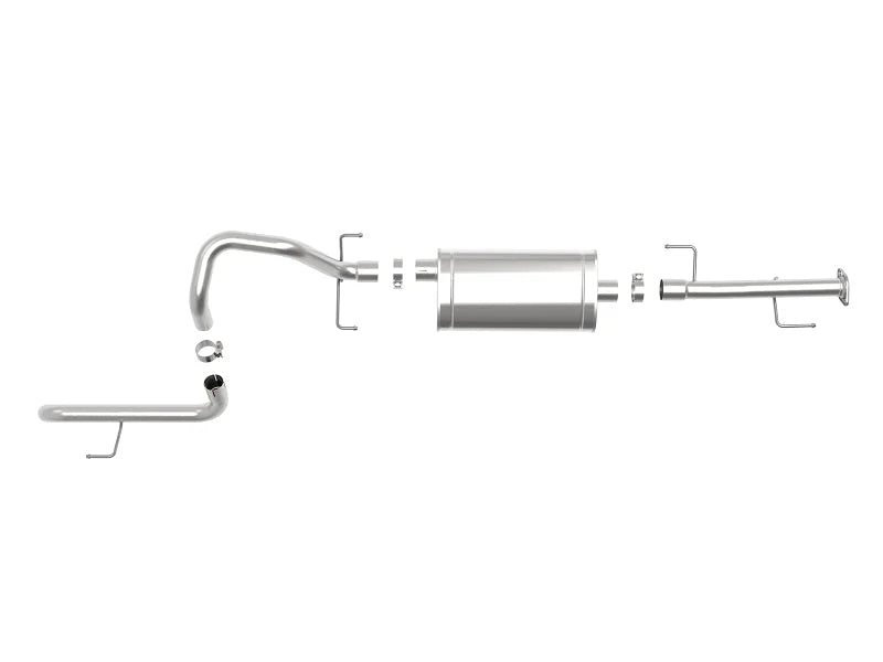 aFe MACH Force-XP 2.5in 409 SS Cat-Back Hi-Tuck Exhaust - 10-19 Toyota 4Runner V6-4.0L - Installation View