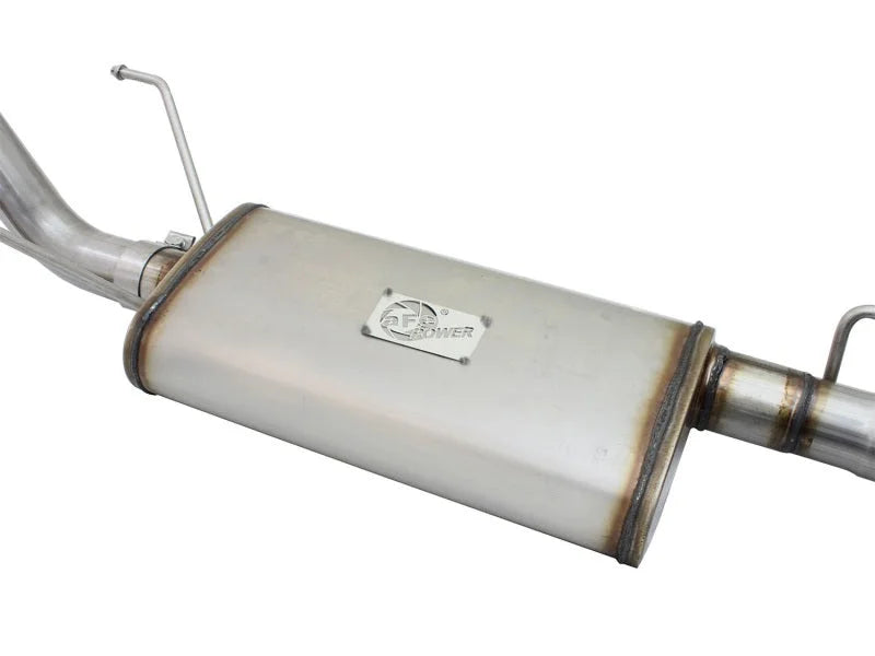 aFe MACH Force XP 2.5in Cat-Back Stainless Steel Exhaust System w/Black Tip Toyota Tacoma 13-14 2.7L - Additional View 6