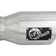 Load image into Gallery viewer, aFe MACH Force-XP 304 SS Right Side Single Wall Polished Exhaust Tip 4in Inlet x 6in Outlet x 12in L - Back View