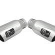 Load image into Gallery viewer, aFe MACH Force-XP 304 SS Single Wall Polished Exhaust Tip Pair 4in Inlet x 6in Outlet x 15in L - Main Product View