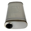 Load image into Gallery viewer, aFe MACH Force XP 304 Stainless Steel Muffler 2.5in Center/Offset 18in L x 9in W x 4in H - Installation View