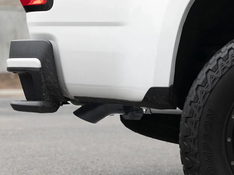 aFe MACH Force-XP 3in 409 SS Cat-Back Exhaust w/ Black Tip 16-18 GM Colorado/Canyon I4-2.8L (td) LWN - Side View