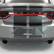 Load image into Gallery viewer, aFe MACH Force-XP 4-1/2in Carbon Fiber OE Replacement Exhaust Tips - 15-19 Dodge Charger/Hellcat - Back View