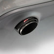 Load image into Gallery viewer, aFe MACH Force-XP 4-1/2in Carbon Fiber OE Replacement Exhaust Tips - 15-19 Dodge Charger/Hellcat - Installation View