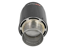Load image into Gallery viewer, aFe MACH Force-XP 4-1/2in Carbon Fiber OE Replacement Exhaust Tips - 15-19 Dodge Charger/Hellcat - Additional View 5