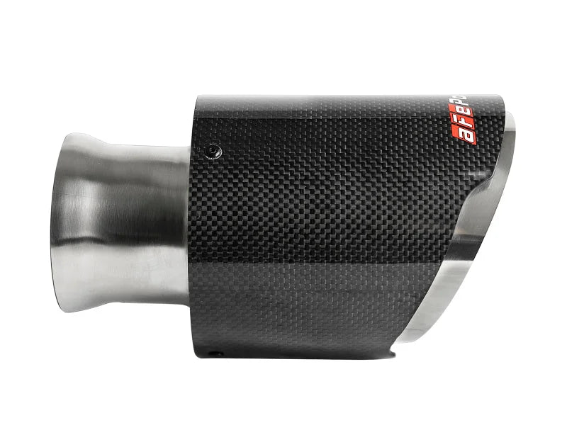 aFe MACH Force-XP 4-1/2in Carbon Fiber OE Replacement Exhaust Tips - 15-19 Dodge Charger/Hellcat - Additional View 7