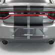 Load image into Gallery viewer, aFe MACH Force-XP 4-1/2in Polished OE Replacement Exhaust Tips - 15-19 Dodge Charger/Hellcat - Installation View