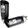 Load image into Gallery viewer, aFe MACH Force-XP 4-1/2in Steel OE Replacement Exhaust Tips - 2021+ Dodge Ram (5.7L V8) - Black - Installation View
