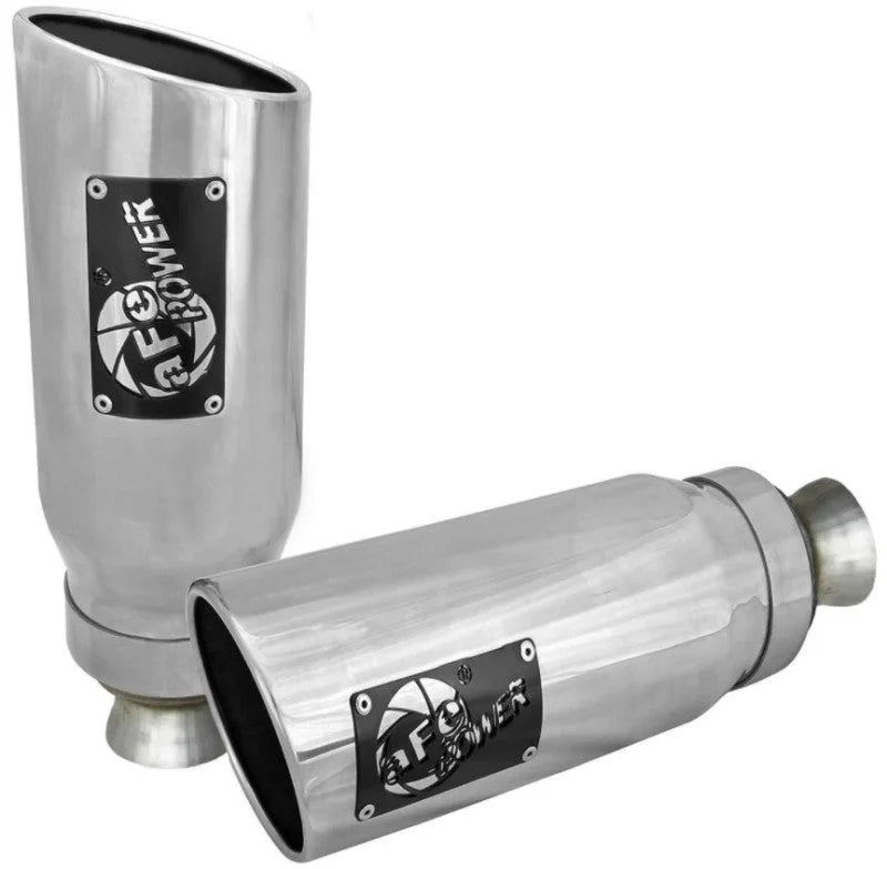 aFe MACH Force-XP 4-1/2in Steel OE Replacement Exhaust Tips - 2021+ Dodge Ram (5.7L V8) - Polished - Additional View 5