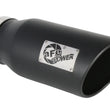 Load image into Gallery viewer, aFe MACH Force-XP 409 SS Right Side Single Wall Exhaust Tip 5in Inlet x 7in Outlet x 15in L - Main Product View