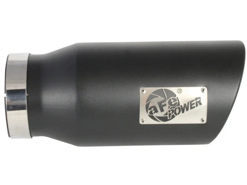 aFe MACH Force-XP 409 SS Right Side Single Wall Exhaust Tip 5in Inlet x 7in Outlet x 15in L - Additional View 6