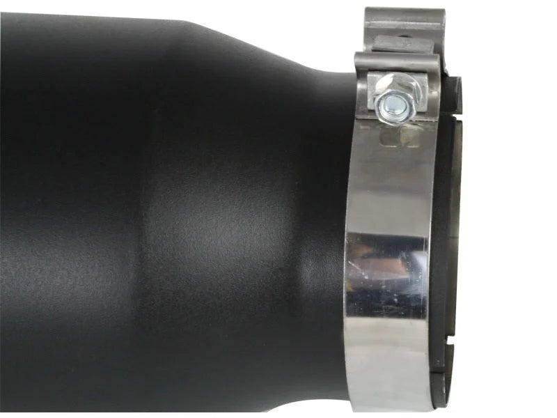 aFe MACH Force-XP 409 SS Right Side Single Wall Exhaust Tip 5in Inlet x 7in Outlet x 15in L - Additional View 7